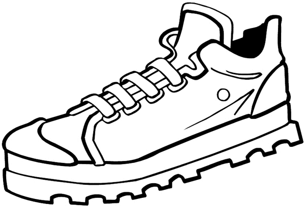 Sports sneaker vinyl sticker. Customize on line. Shoes 083-0117